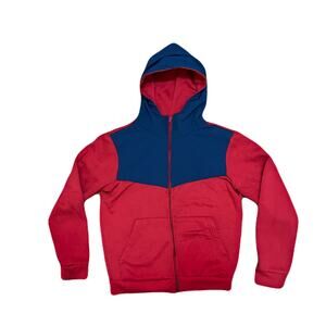 Men’s Red & Blue Hoodie Size Medium
